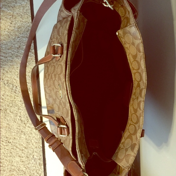 Large Coach Over-night/ diaper bag - Picture 1 of 4